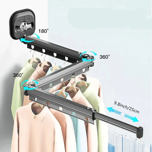 Retractable Clothes Drying Rack